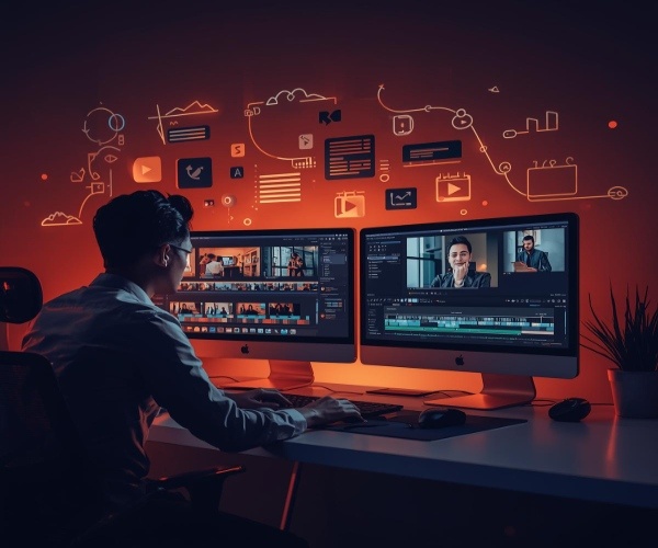 Role of Graphic Design and Video Editing in Online Marketing